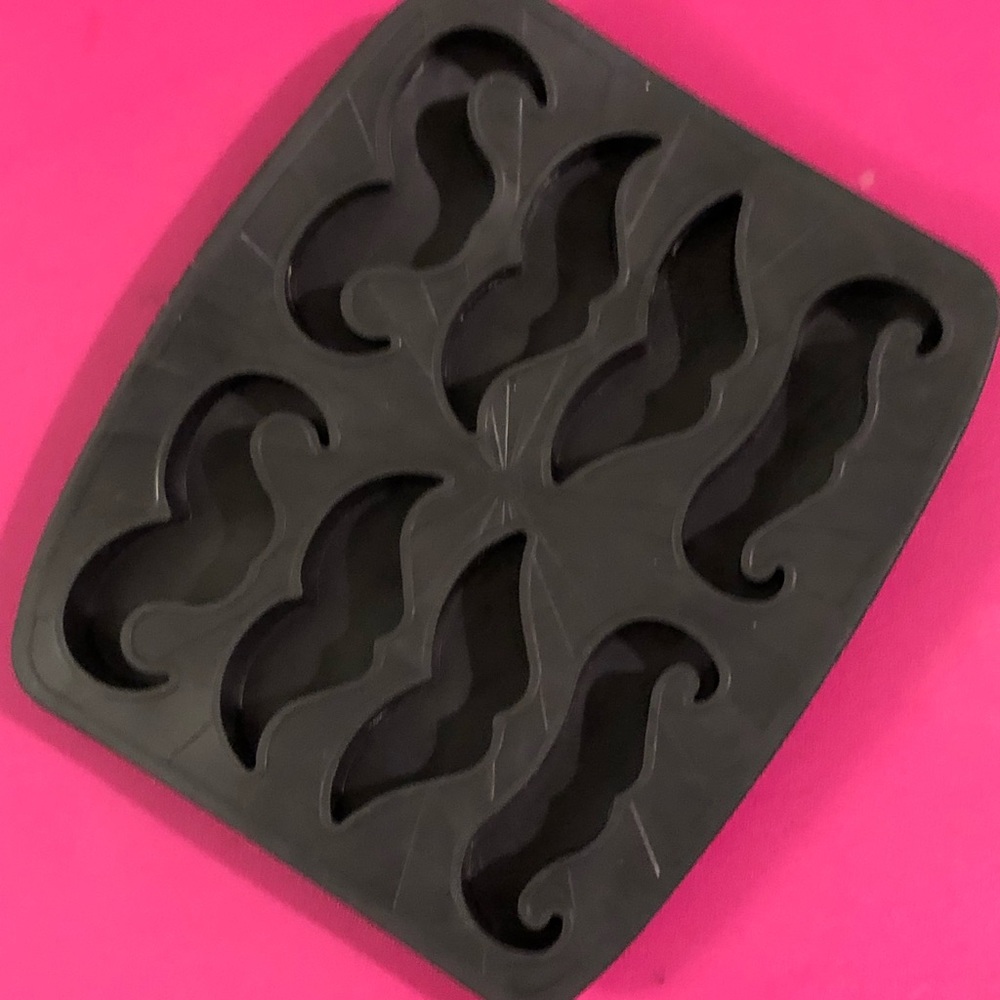 Mustache silicon ice mold